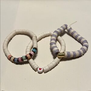 Heishi Beaded Bracelet Bundle